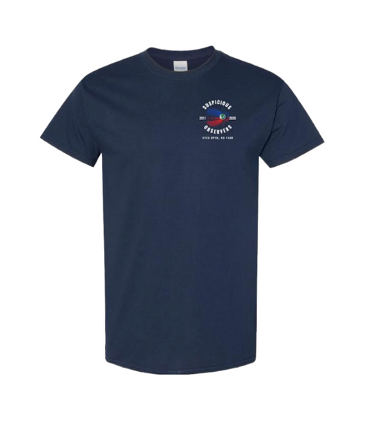 Suspicious0bservers FINAL PRINT t-shirt