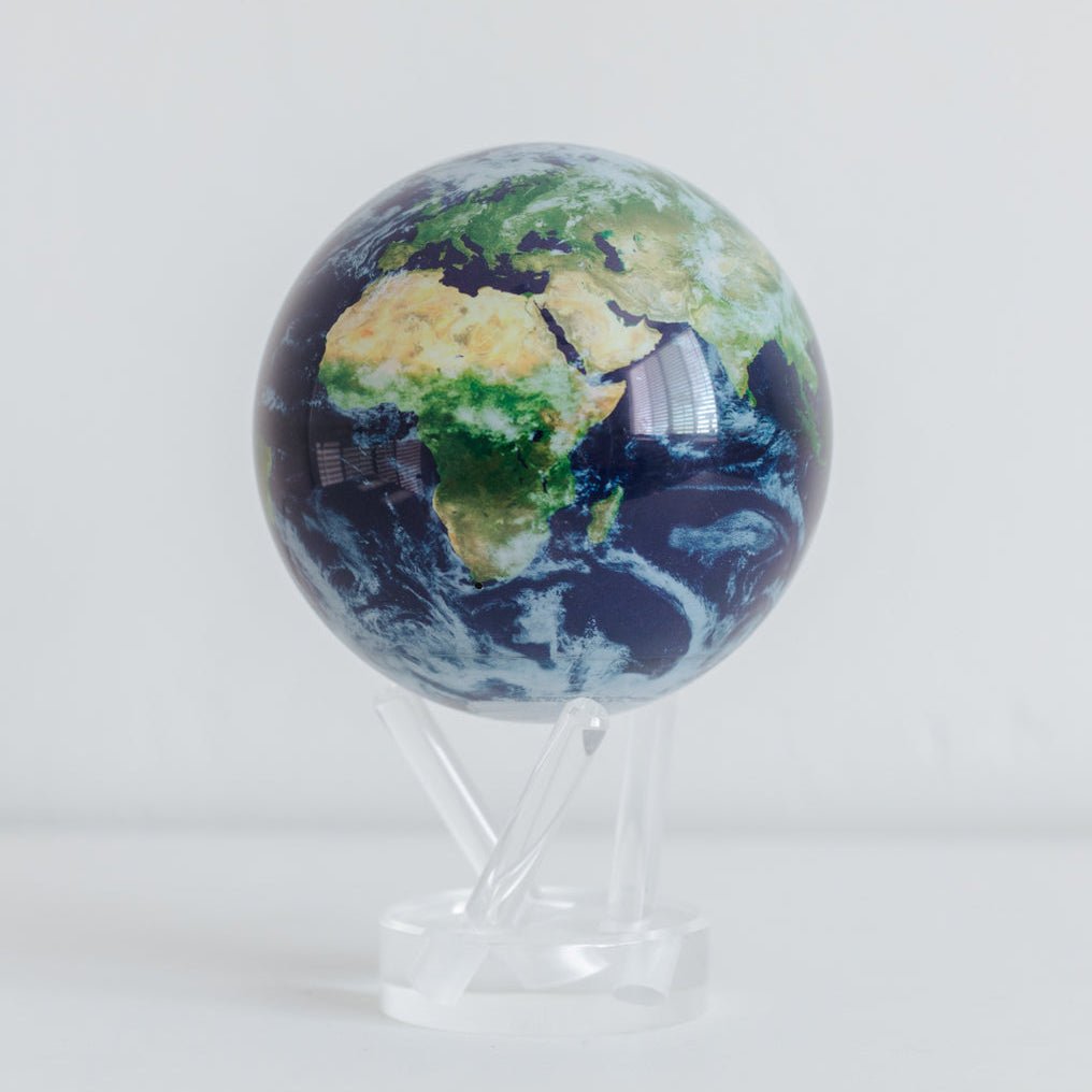 MOVA Globe Earth 4.5" self-rotating globe (Earth with Clouds)