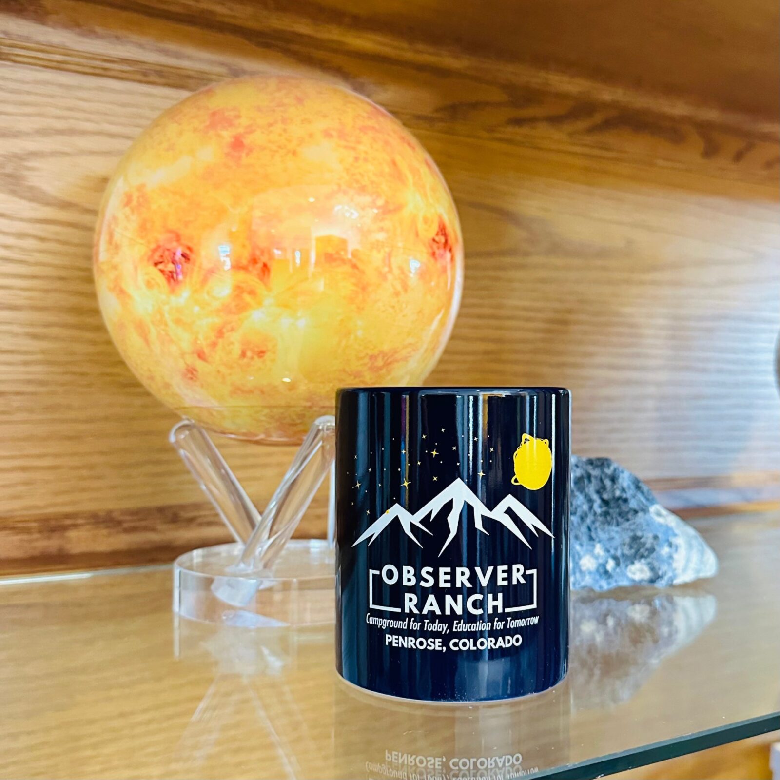 Observer Ranch logo coffee mug