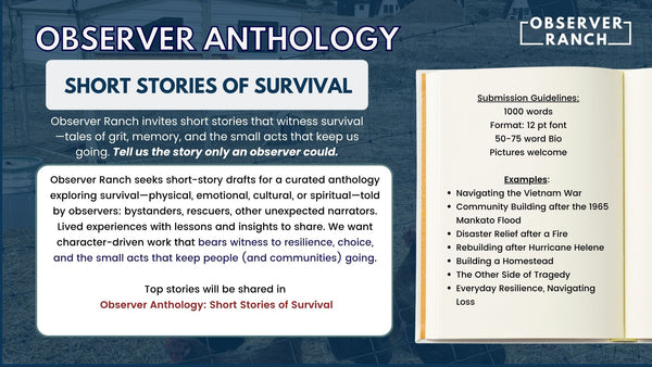 Observer Anthology, stories from Observer Ranch