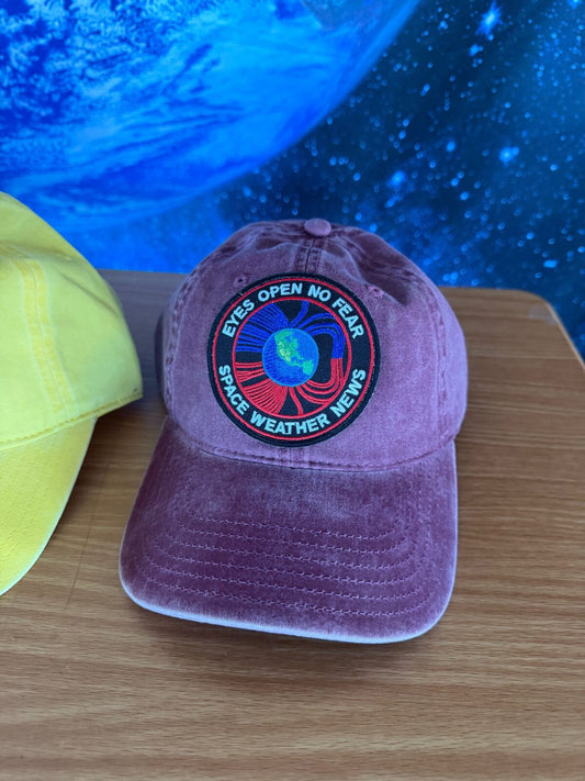 Space Weather News patch hat