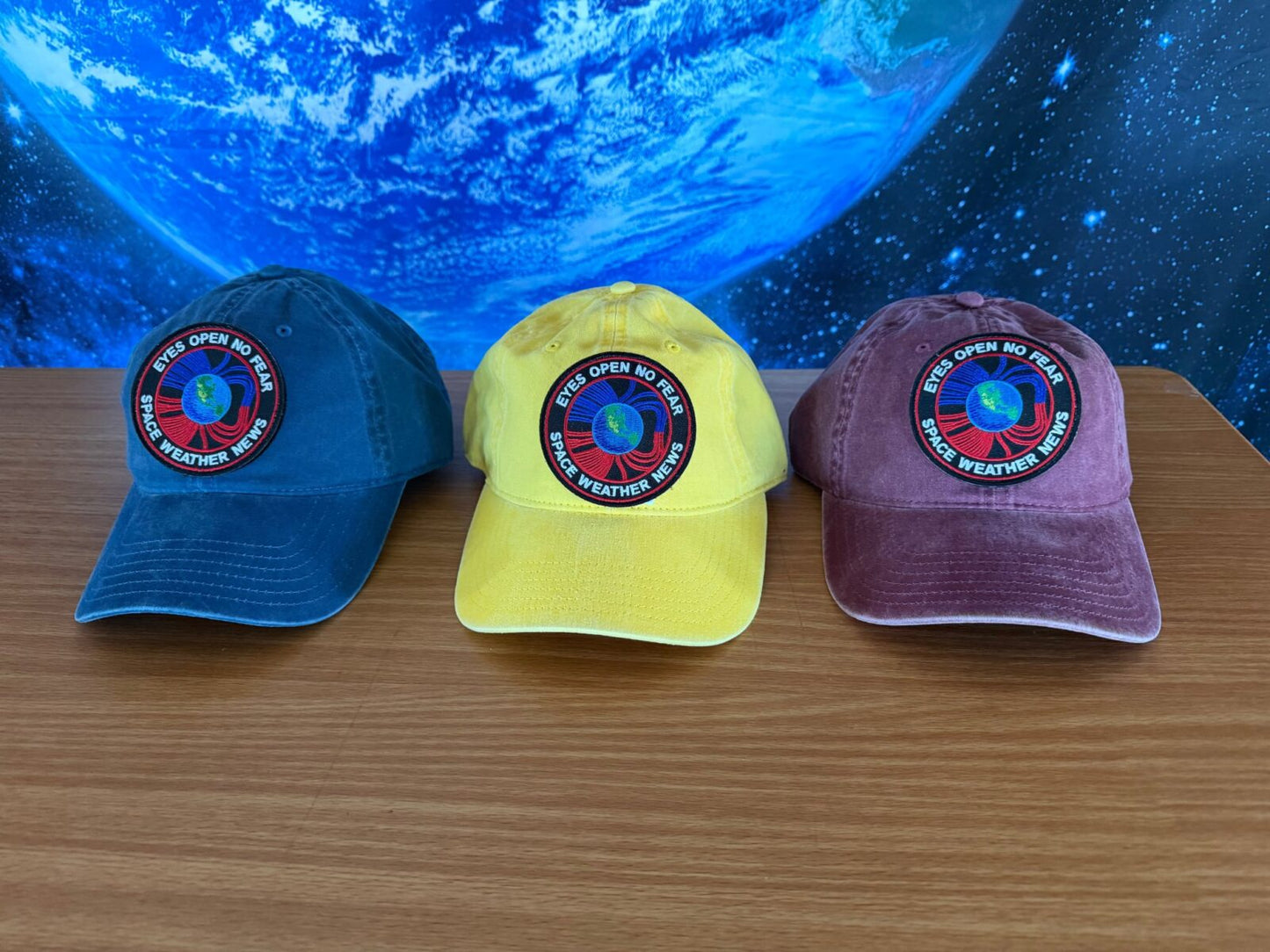 Space Weather News patch hat
