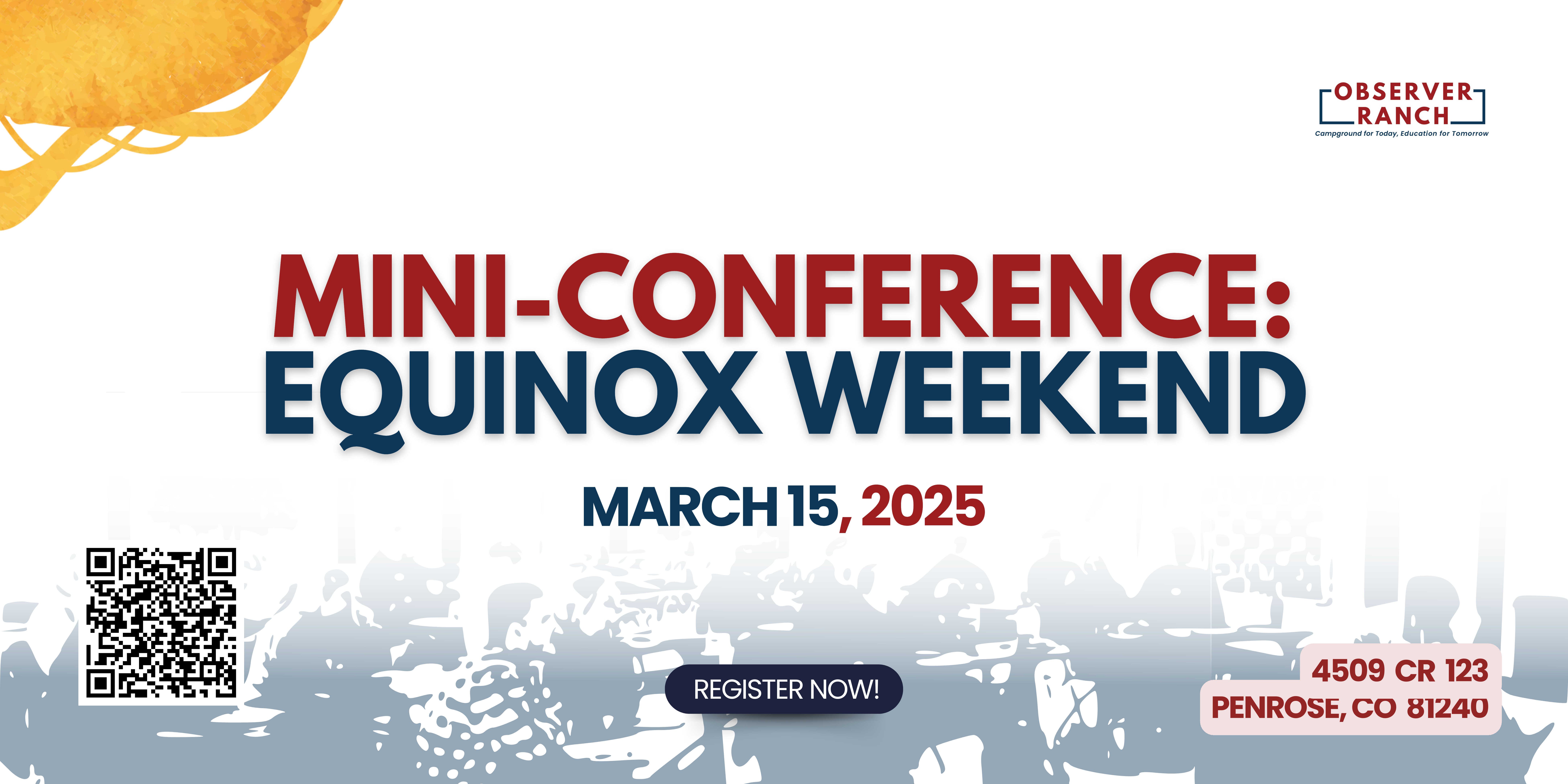 Mini-Conference: Equinox Weekend